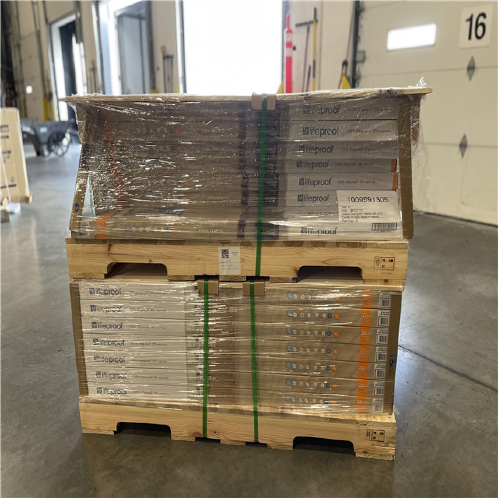 DALLAS LOCATION - LIFEPROOF Vesinet Oak 22 mil x 8.7 in. W x 48 in. L Click Lock Waterproof Luxury Vinyl Plank Flooring (20.1 sq. ft./case) PALLET-(45 CASES)