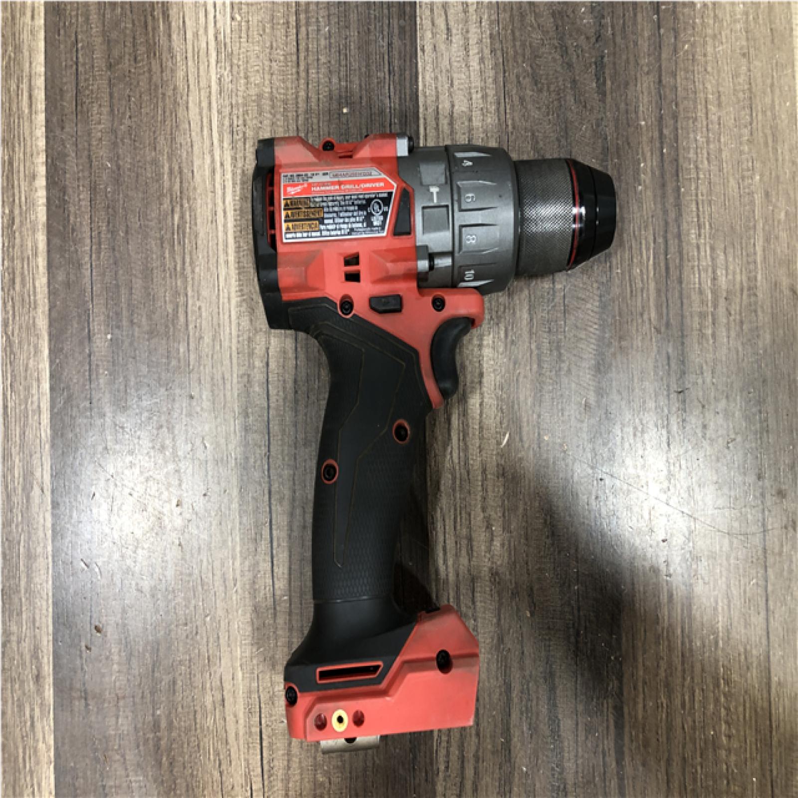 AS-IS Milwaukee FUEL 18V Lithium-Ion Brushless Cordless 1/2 in. Hammer Drill/Driver (Tool-Only)