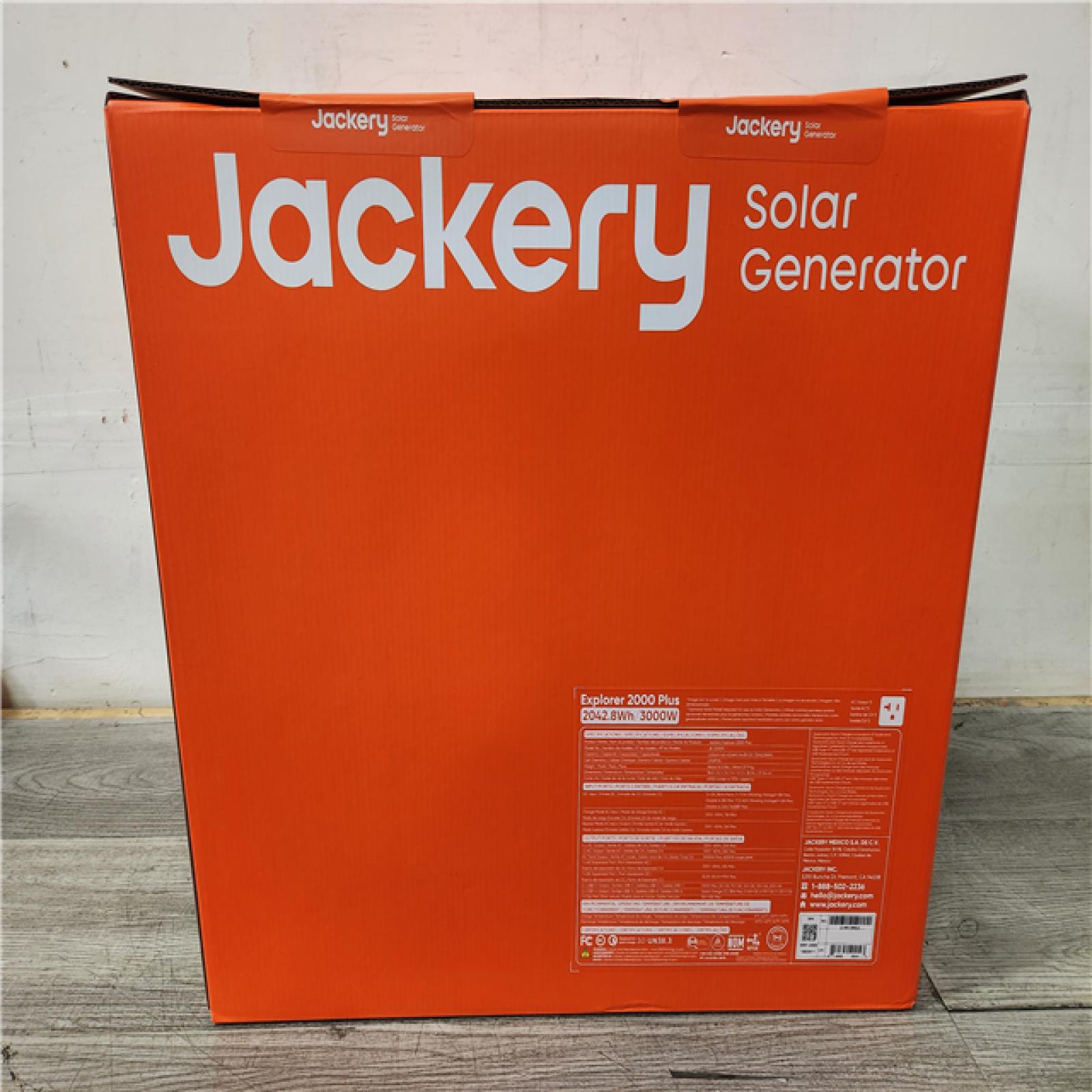 Phoenix Location NEW Jackery Solar Generator Explorer 2000 Plus 2042.8Wh/ 3000W Model No. Je-2000C