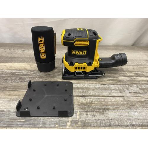 AS-IS DEWALT 20V MAX XR Cordless Brushless 1/4 Sheet Variable Speed Sander (Tool Only)