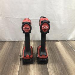 AS-IS Milwaukee FUEL 18V Lithium-Ion Brushless Cordless Hammer Drill and Impact Driver Combo Kit