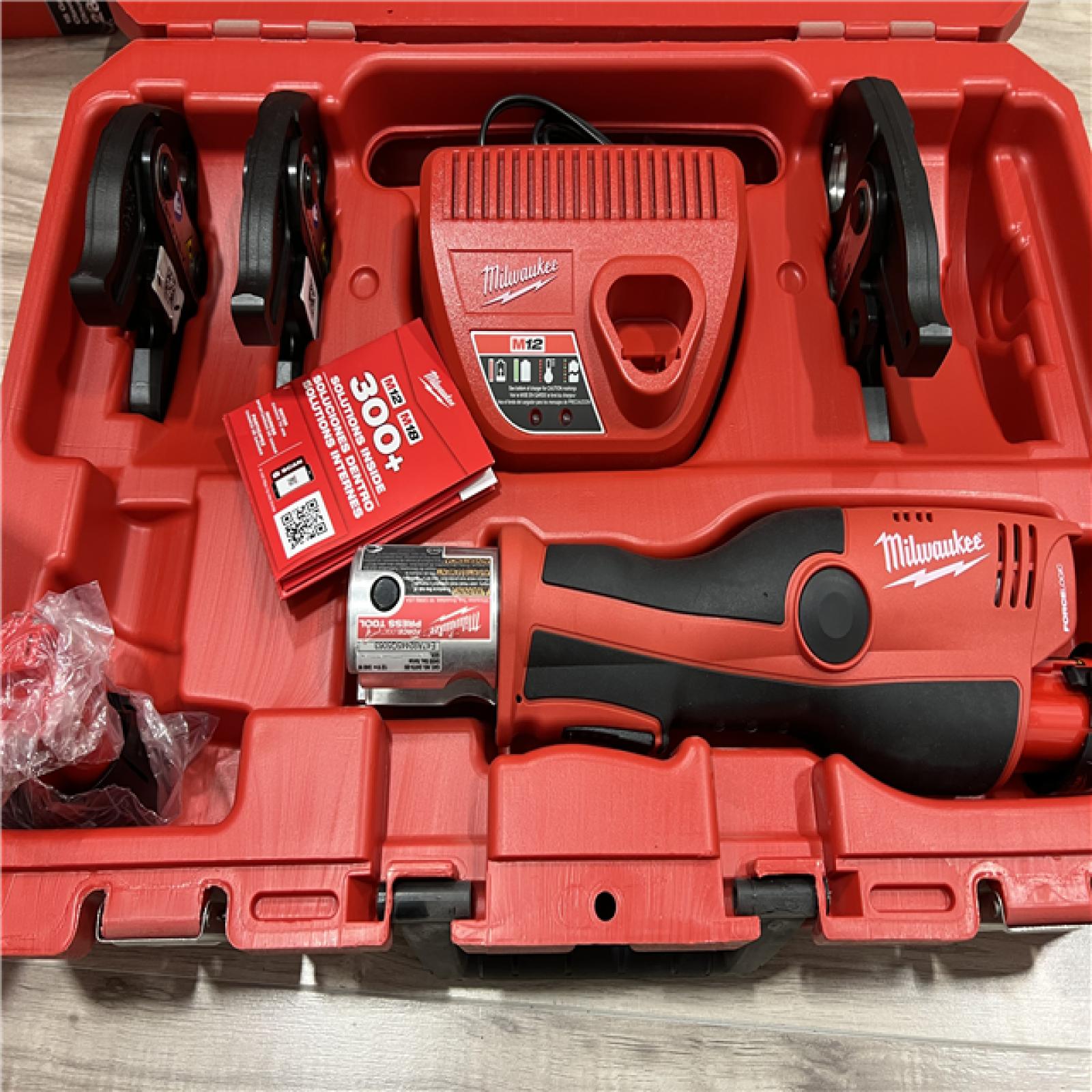 AS-IS Milwaukee M12 12-Volt Lithium-Ion Force Logic Cordless Press Tool Kit