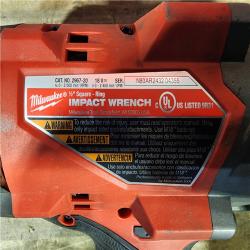 HOUSTON LOCATION - AS-IS Milwaukee M18 FUEL 18V Lithium-Ion Brushless Cordless 1/2 in. Impact Wrench with Friction Ring (Tool-Only)