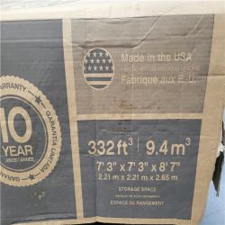 CALIFORNIA AS-IS RUBBERMAID BIG MAX SHED