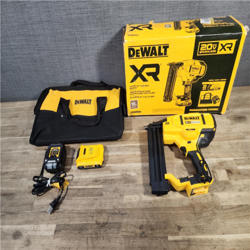 HOUSTON LOCATION - AS-IS DEWALT 20V MAX XR 18 Gauge Brad Nailer Kit