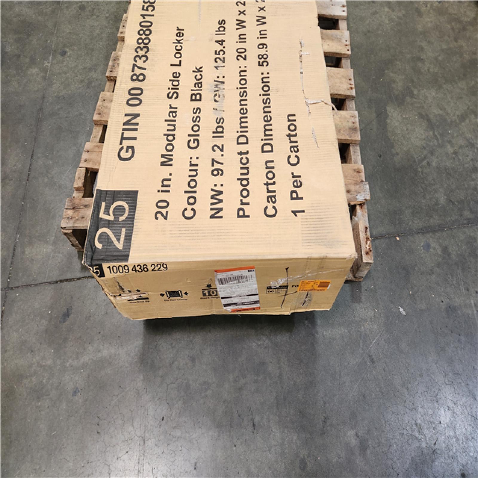 California AS-IS Husky 20 In. Modular Side Locker