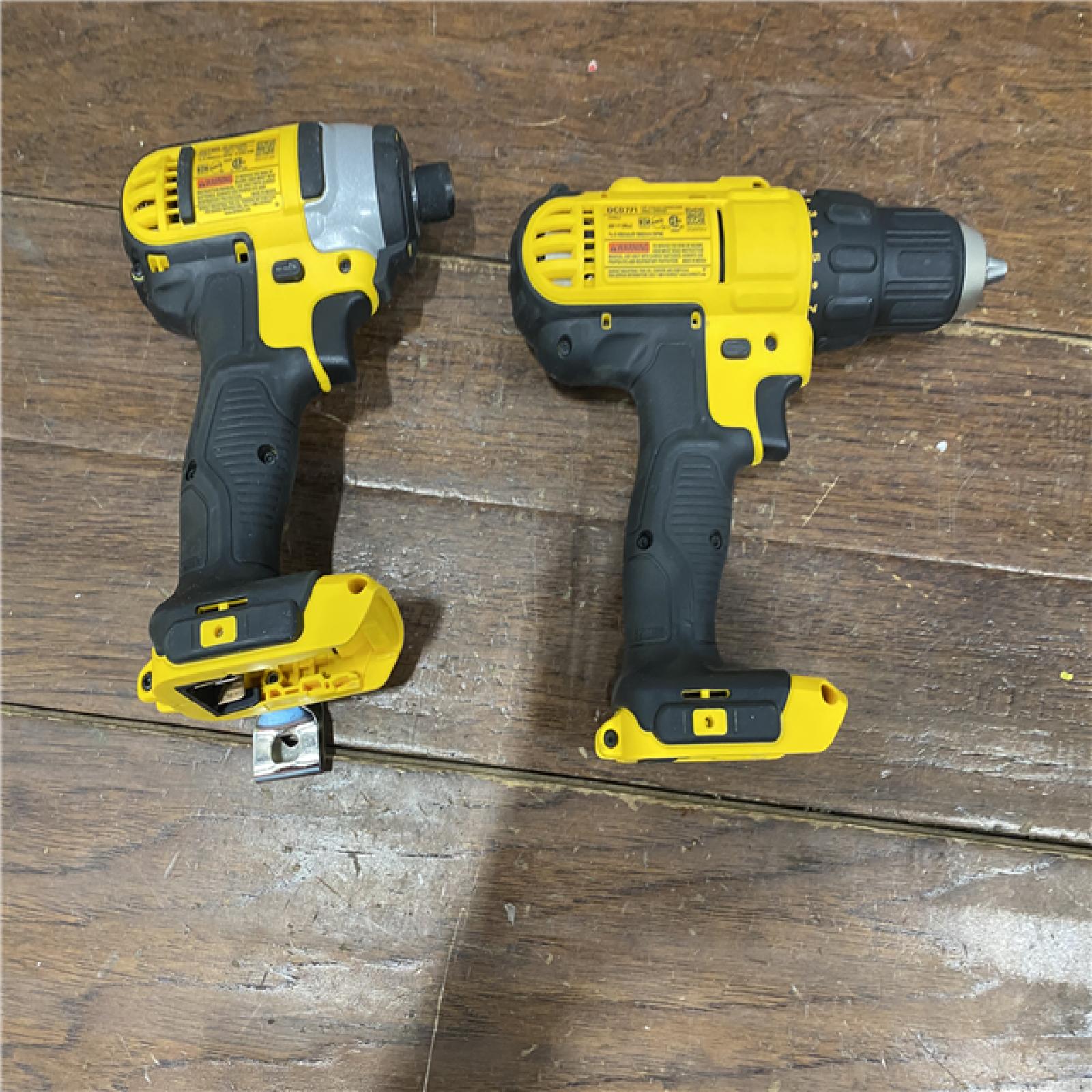 AS-IS DeWALTA® 20V MAX Cordless Drill Driver/Impact Driver Combo Kit 1.3 Ah Lithium Ion