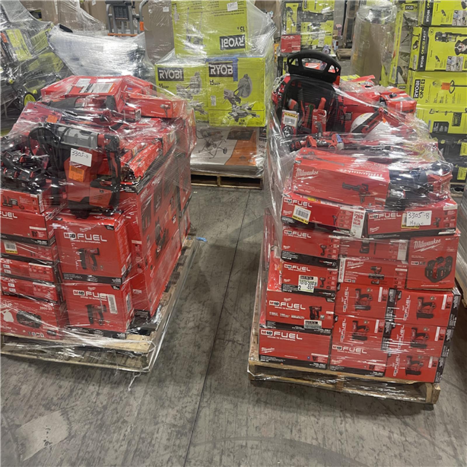 Pittston Location As-Is Power Tools Partial Truckload (14 Pallets) 3305-B