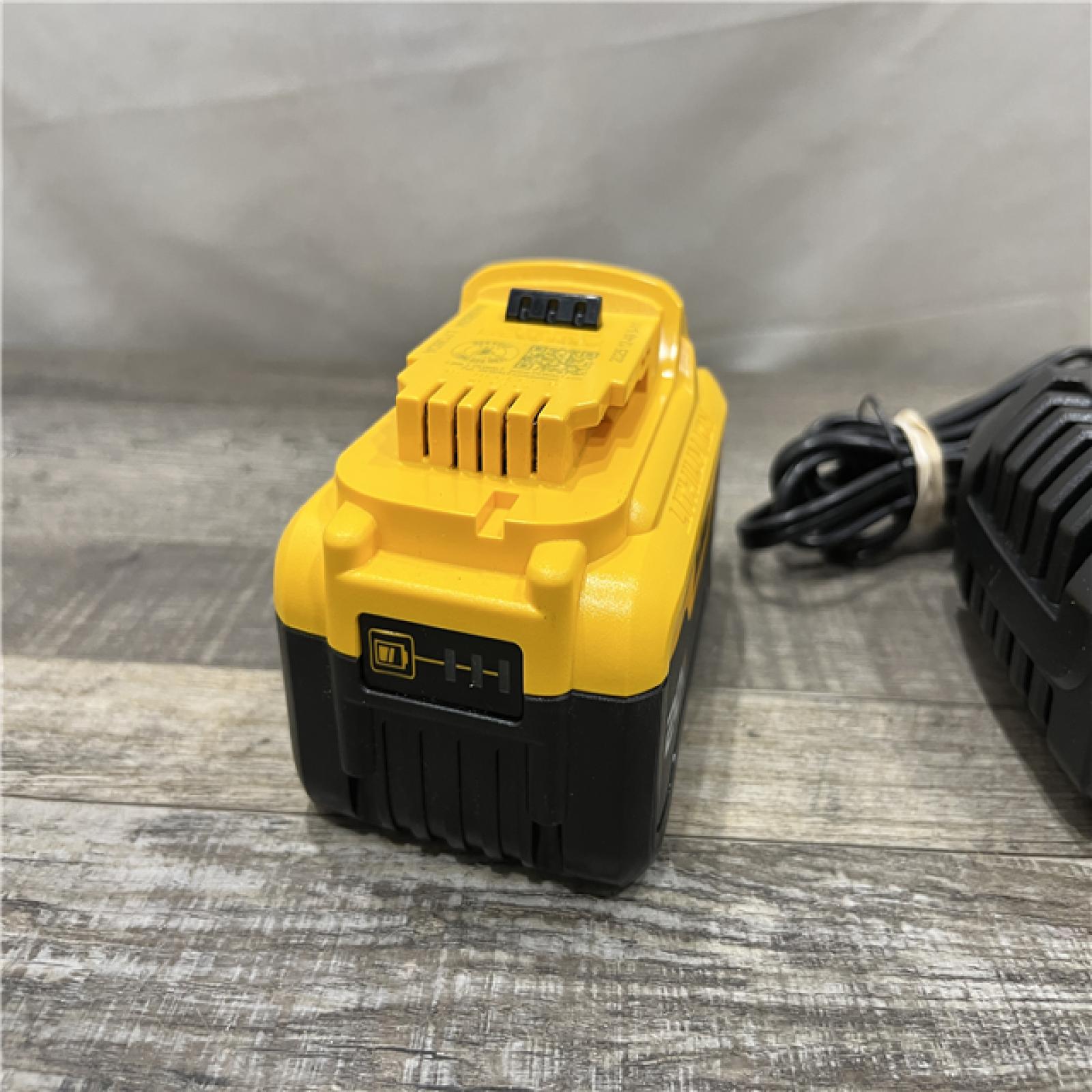 AS-IS DEWALT 20V MAX Lithium-Ion 6.0 Ah Battery and Charger