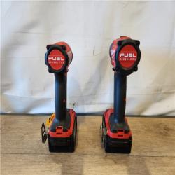 AS-IS- Milwaukee  FUEL 18V Lithium-Ion Brushless Cordless Hammer Drill and Impact Driver Combo Kit