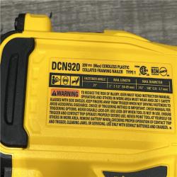 AS-IS DEWALT 20-Volt 21° Cordless Framing Nailer (Tool-Only)