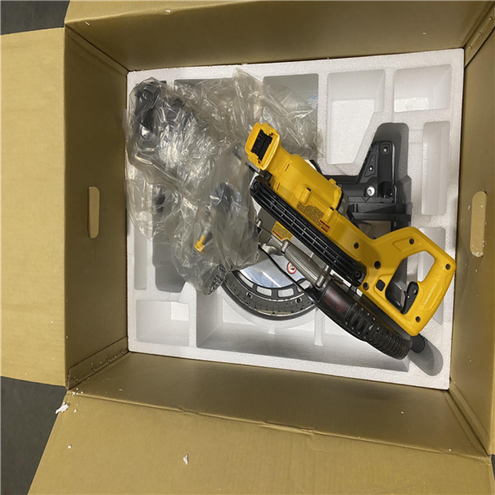 As-Is- DEWALT 60V Lithium-Ion 12 in. Cordless Sliding Miter Saw Kit with 9.0Ah Battery Pack