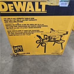 AS-IS DEWALT 10 in. 15 Amp 120V Site-Pro Compact Jobsite Table Saw