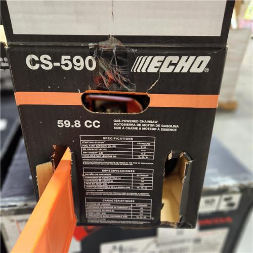 Excellent-  ECHO 59.8cc Gas-Powered Chain Saw CS-590