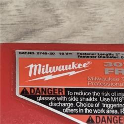 AS-IS Milwaukee M18 FUEL 30 Degree Framing Nailer (TOOL ONLY)