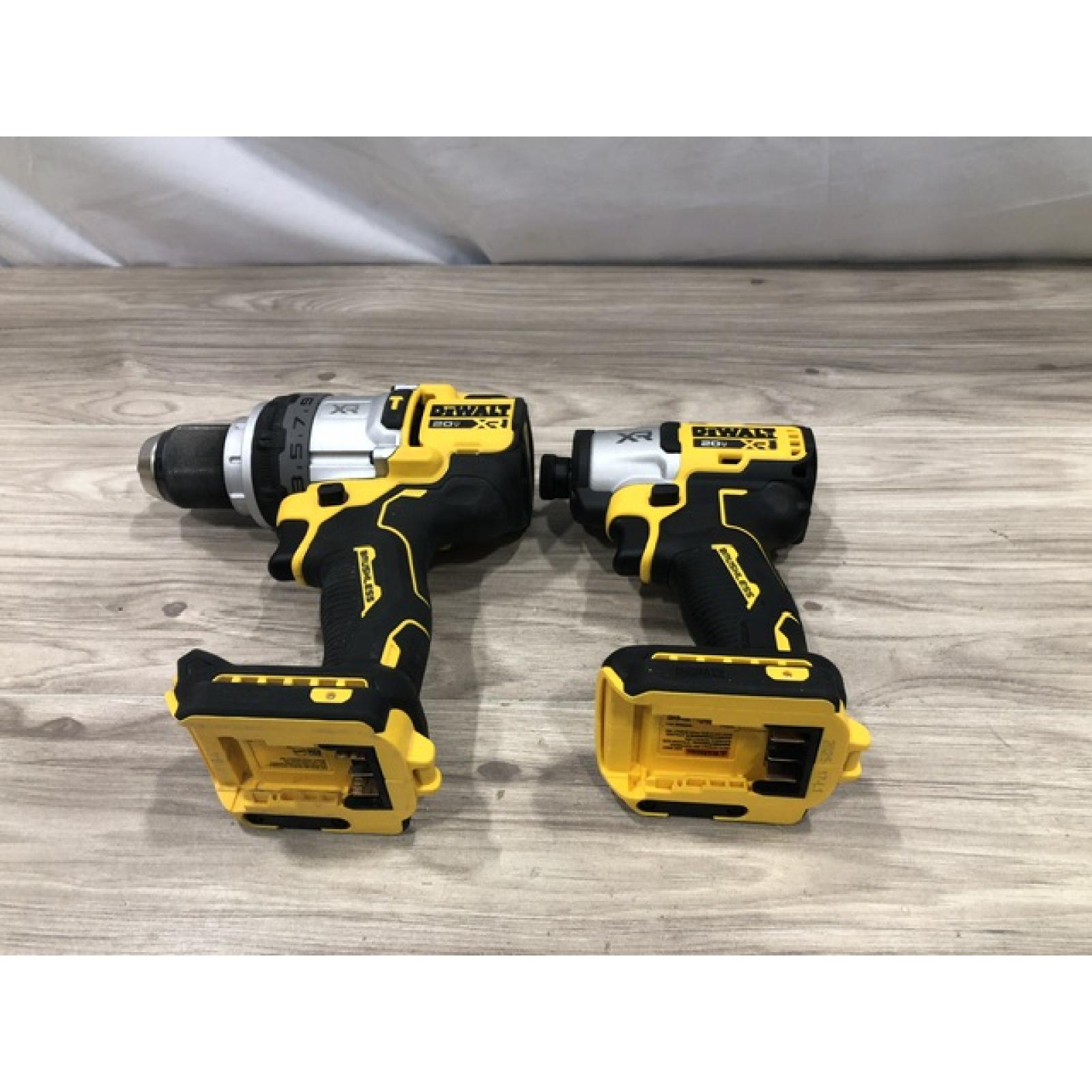 AS-IS DeWalt 20V MAX XR Cordless 2-Tool Hammer Drill and Impact Driver Kit