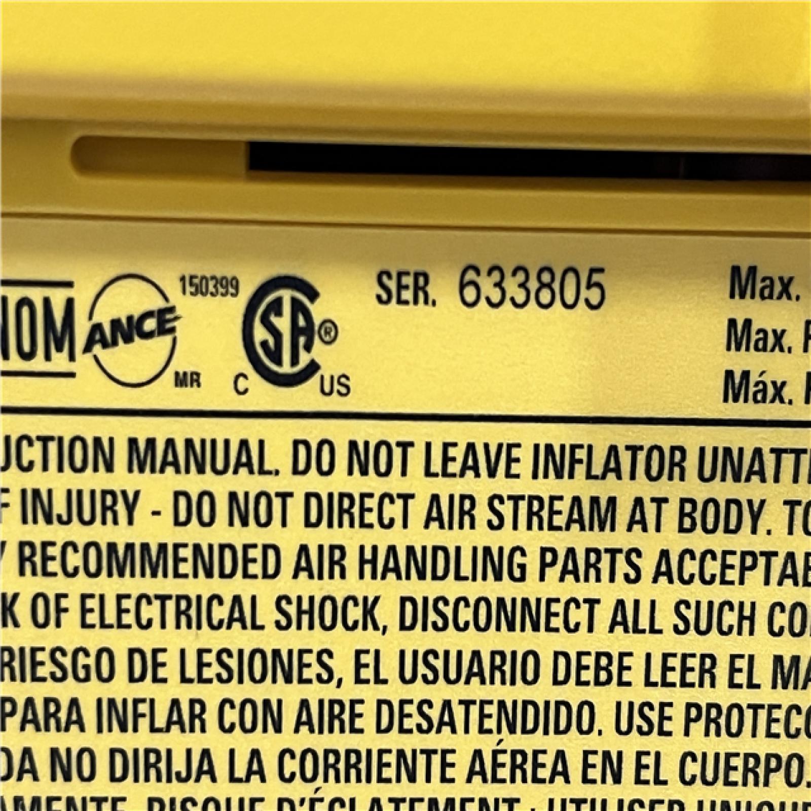 AS-IS DEWALT 20V MAX Cordless Electric Portable Inflator (Tool Only)