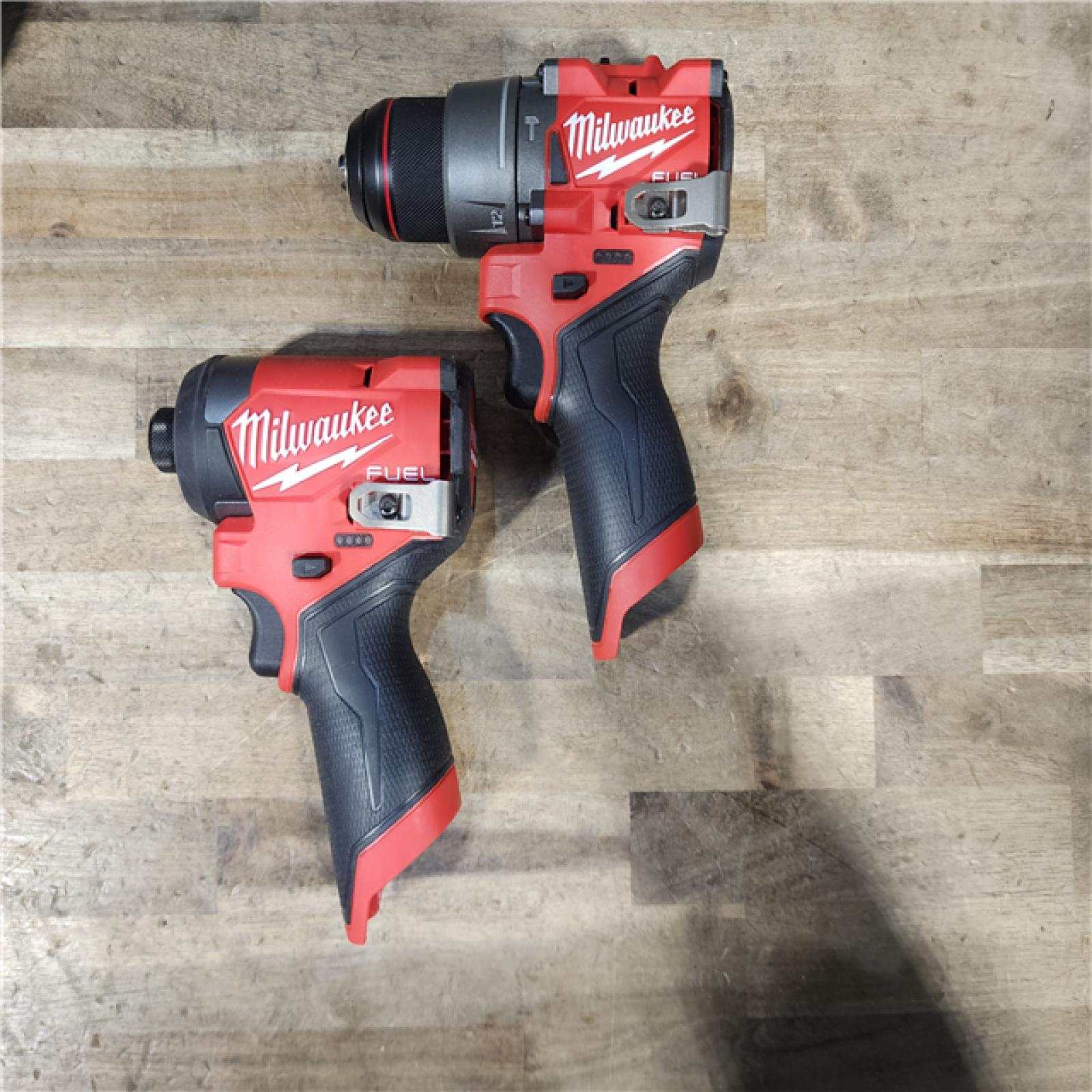 HOUSTON LOCATION - AS-IS (APPEARS LIKE NEW) Milwaukee 3497-22 12V Brushless Hammer Drill and Impact Driver Combo Kit