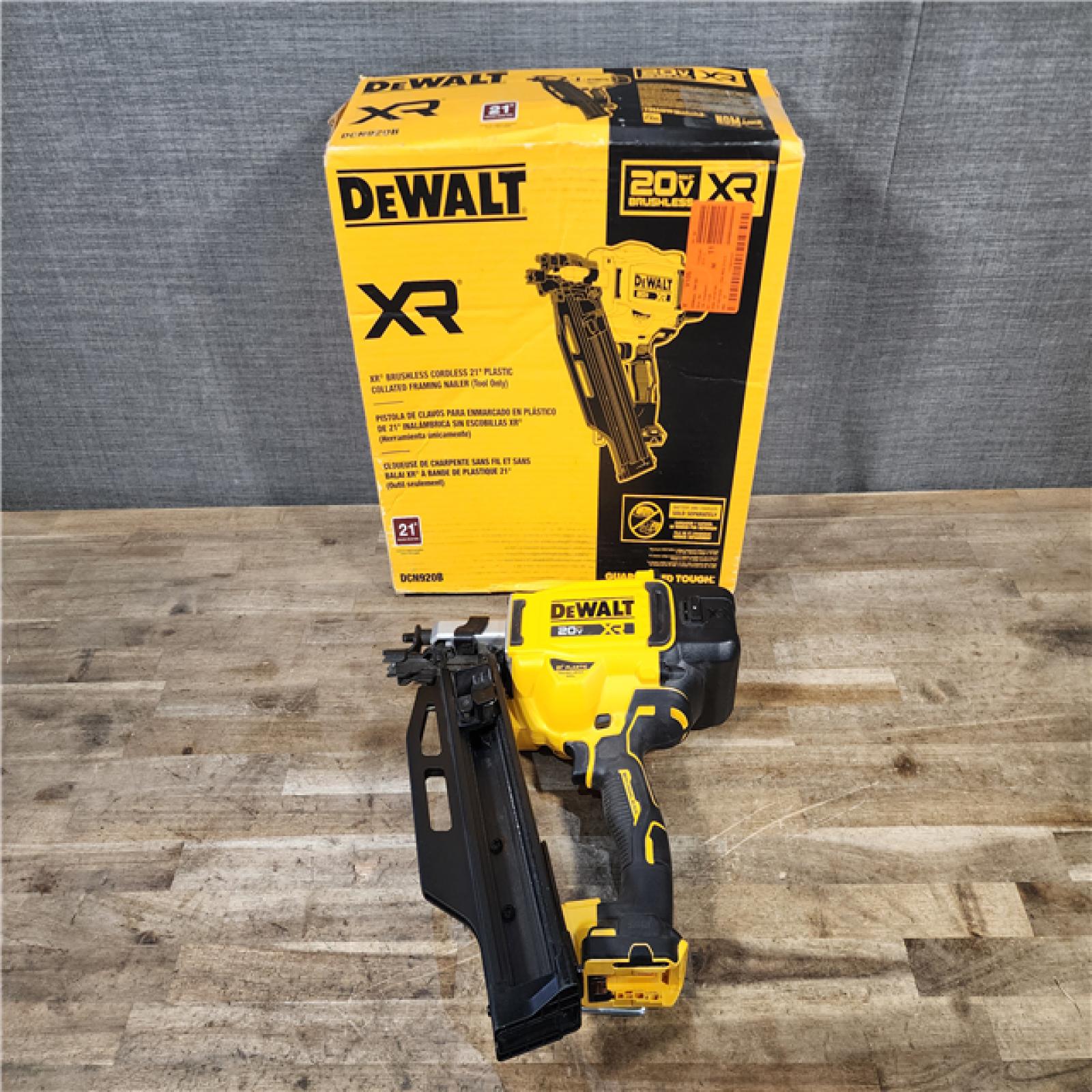 HOUSTON LOCATION - AS-IS DEWALT 20-Volt 21° Cordless Framing Nailer (Tool-Only)