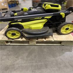 Dallas Location - As-Is RYOBI 80V HP Brushless Battery Cordless Electric 30 in. Multi-Blade Lawn Mower with Battery and Charger