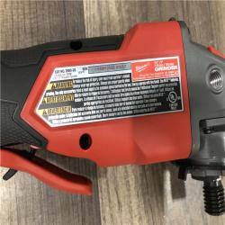 AS-IS Milwaukee FUEL 18V Lithium-Ion Brushless Cordless 4-1/2 in./5 in. Grinder w/Paddle Switch (Tool-Only)