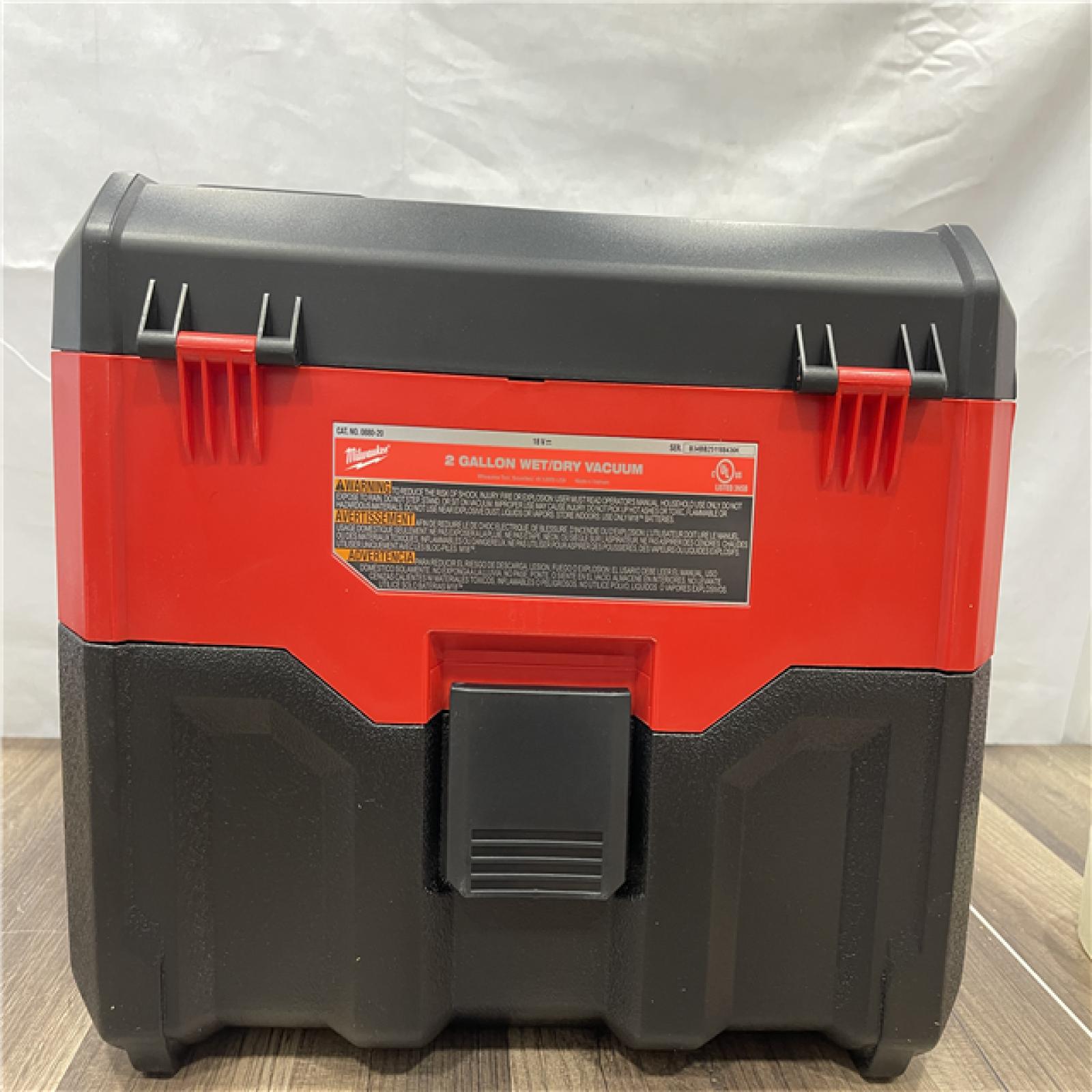 AS-IS Milwaukee 18-Volt 2 Gal. Lithium-Ion Cordless Wet/Dry Vacuum (Vacuum-Only)