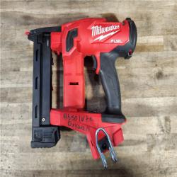 HOUSTON LOCATION - AS-IS MILWAUKEE FUEL 18-Volt Lithium-Ion Brushless Cordless 18-Gauge 1/4 in. Narrow Crown Stapler (Tool-Only)