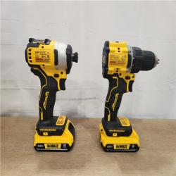 AS-IS- DEWALT ATOMIC 20-Volt MAX Lithium-Ion Cordless Combo Kit