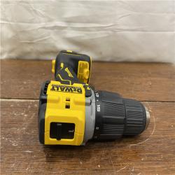 AS-IS DEWALT ATOMIC 20-Volt Lithium-Ion Cordless 1/2 in. Compact Hammer Drill with 3.0Ah Battery, Charger and Bag