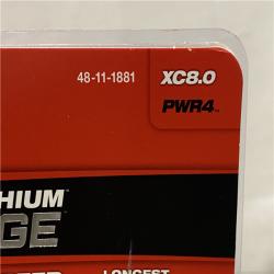 NEW - Milwaukee 18V Lithium-Ion REDLITHIUM FORGE XC 8.0 Ah Battery Pack