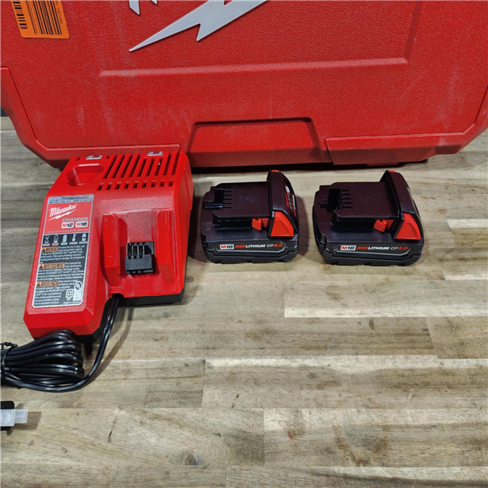 HOUSTON LOCATION - AS-IS (APPEARS LIKE NEW) M18 18-Volt Lithium-Ion Brushless Cordless FORCE LOGIC Press Tool Kit with 1/2 in. - 2 in. Jaws Kit (6-Jaws Included)