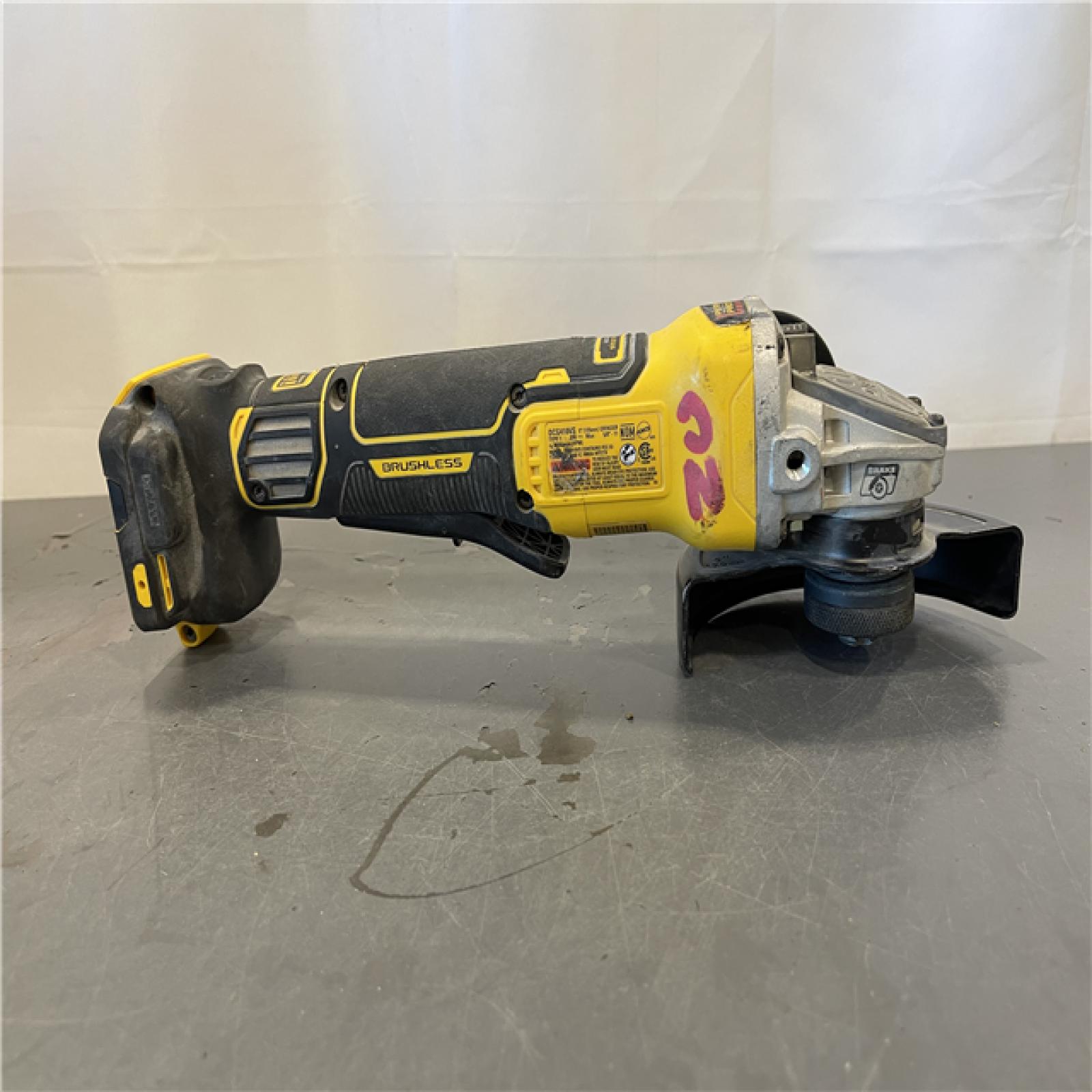 AS-IS - DeWalt 20V XR Cordless 4-1/2. in. to 5 in. Variable Speed Angle Grinder (Tool Only)