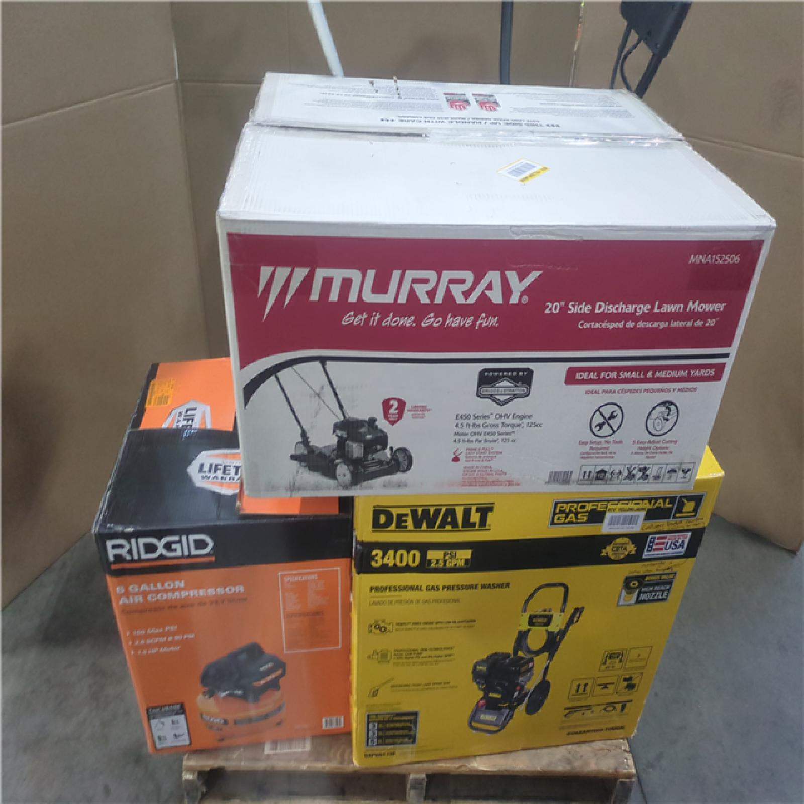 CALIFORNIA AS-IS OUTDOOR POWER EQUIPMENT