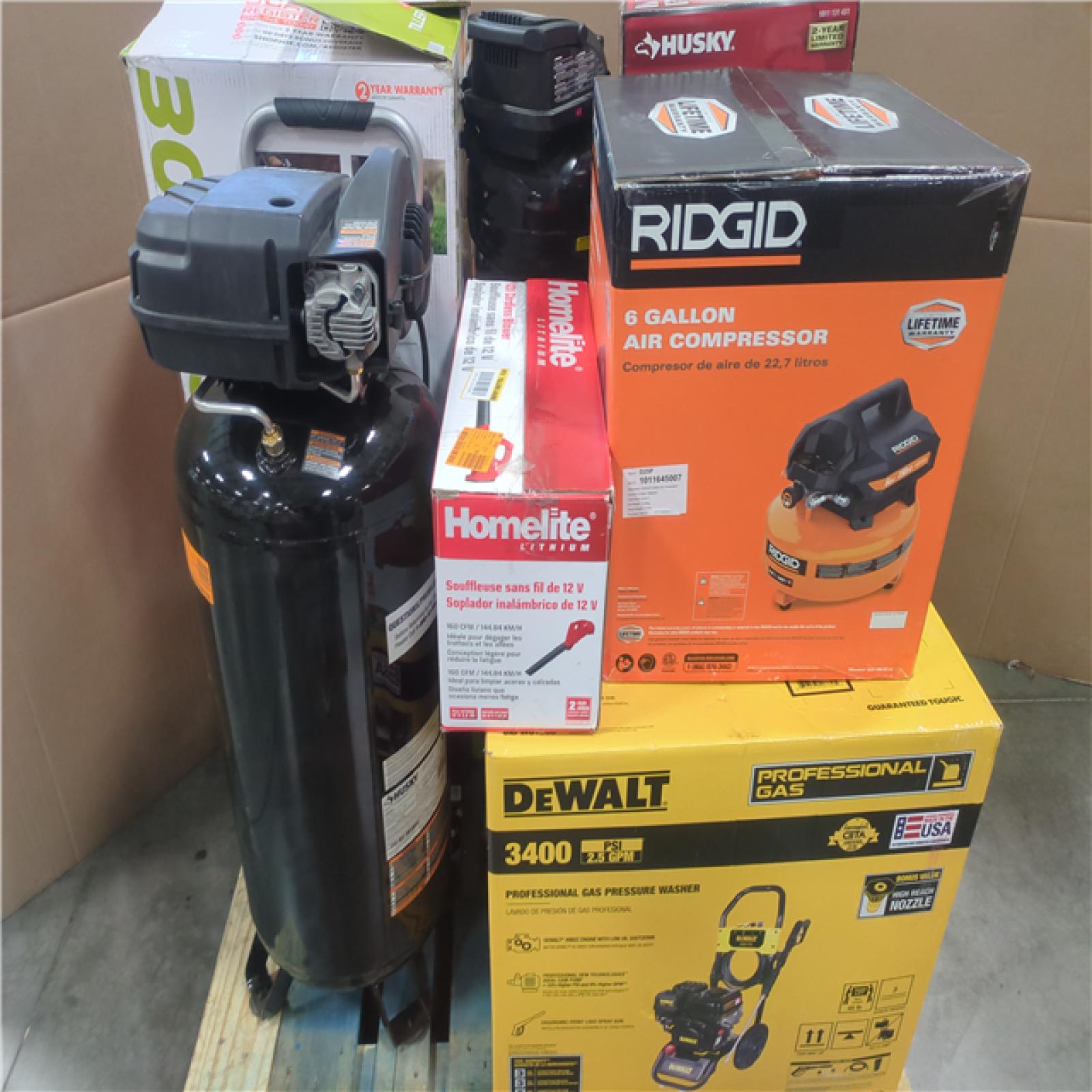 CALIFORNIA AS-IS OUTDOOR POWER EQUIPMENT