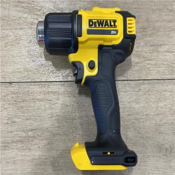 AS-IS DEWALT 20V MAX Cordless Compact Heat Gun with Flat and Hook Nozzle Attachments