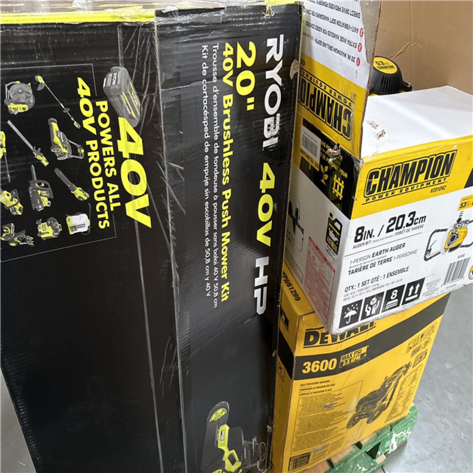 California AS-IS Outdoor Power Equipment