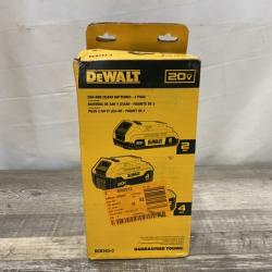 NEW - DEWALT 20V MAX Lithium-Ion 2.0 Ah and (2) 4.0 Ah Battery Packs (3-Pack)