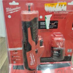 AS-IS Milwaukee M12 Trap Snake 12V Lithium-Ion Cordless Toilet and Urinal Auger Power Driver W/ 1.5AH Battery and Charger
