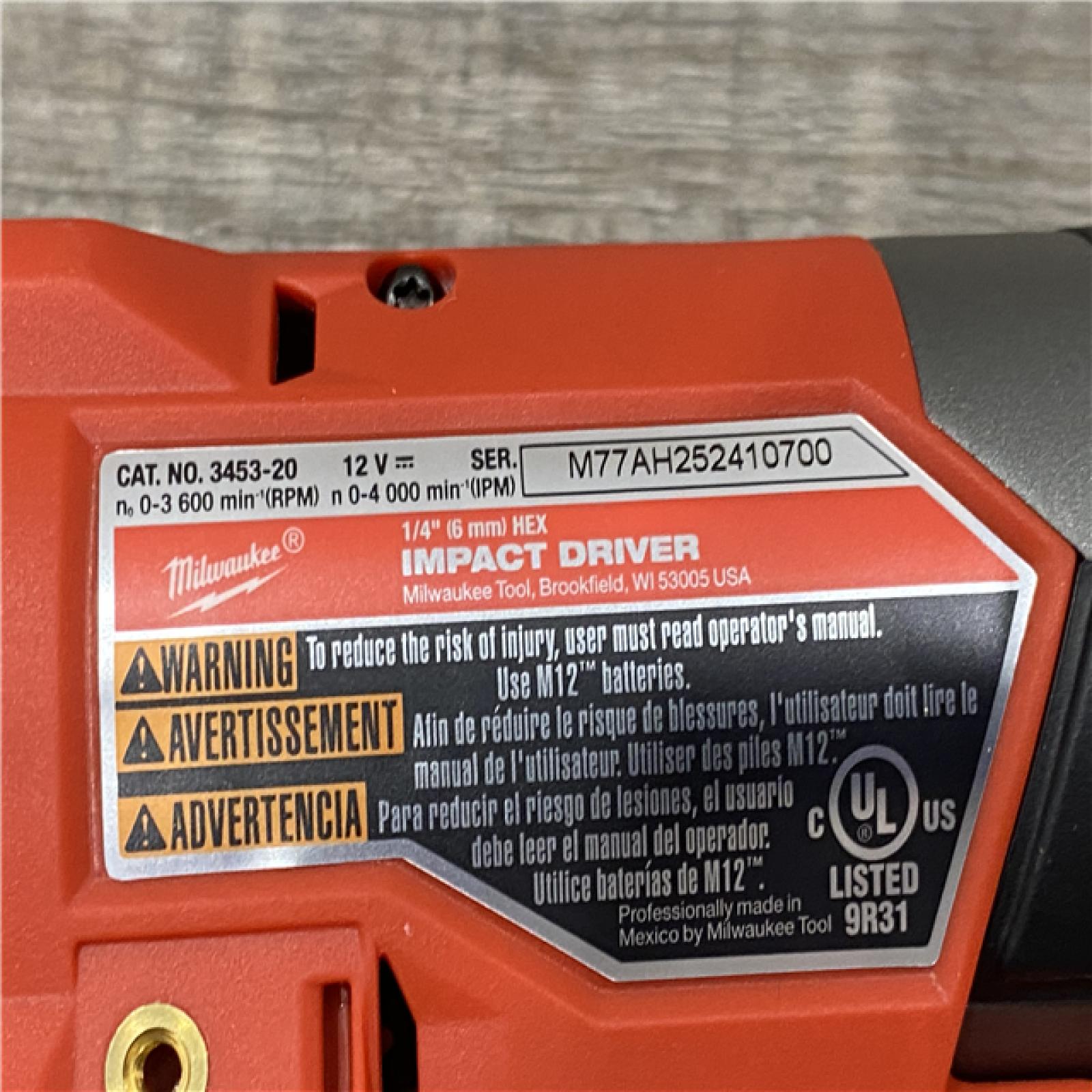 AS-IS Milwaukee  FUEL 12-Volt Lithium-Ion Brushless Cordless Hammer Drill and Impact Driver Combo Kit