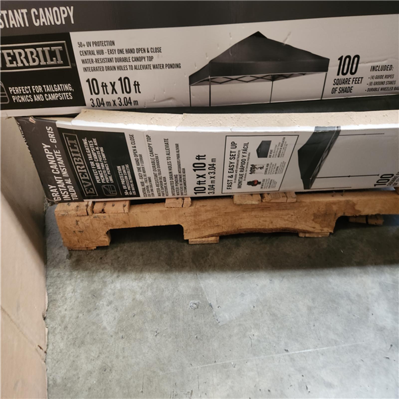 Phoenix AS-IS Mixed Everbilt Instant Canopy Pop Up Tent Pallet of 12