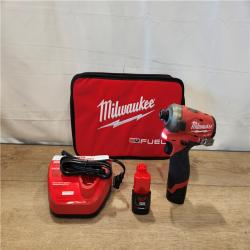AS-IS- Milwaukee FUEL SURGE 12V Lithium-Ion Brushless Cordless 1/4 in. Hex Impact Driver Compact Kit