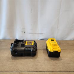AS-IS- DEWALT 20V MAX Lithium-Ion 6.0 Ah Battery and Charger