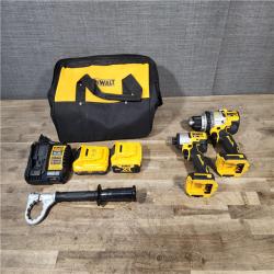 HOUSTON LOCATION - AS-IS DeWalt 20V MAX XR Cordless Brushless 2-Tool Hammer Drill and Impact Driver Kit