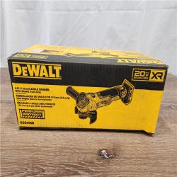 AS-IS DEWALT 20V MAX XR Brushless Cordless 4-1/2 in. Slide Switch Small Angle Grinder (Tool-Only)