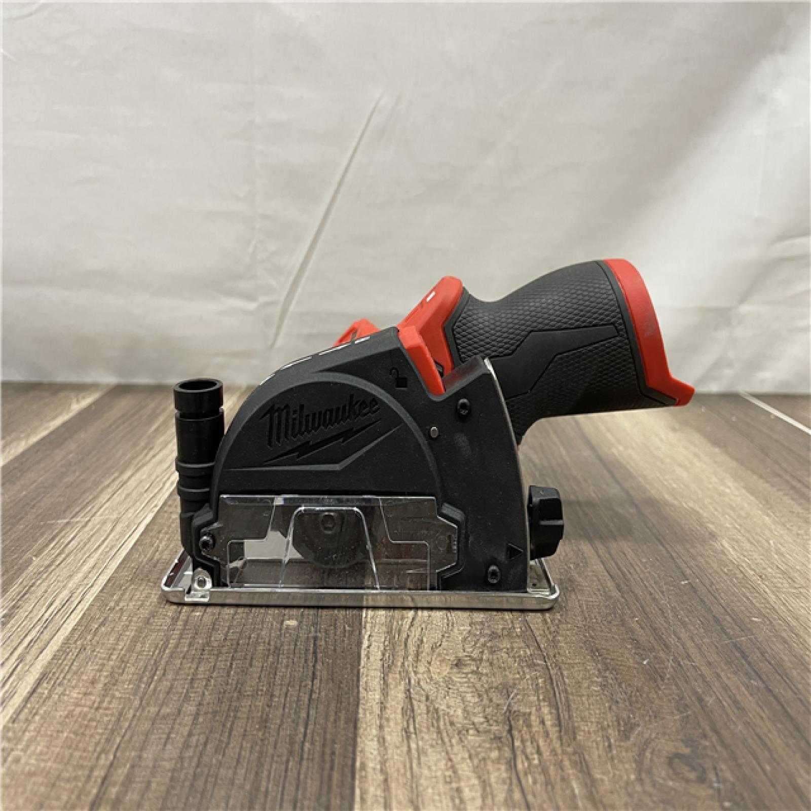 AS-IS Milwaukee M12 FUEL 12V Lithium-Ion Brushless Cordless 3 in. Cut Off Saw (Tool-Only)