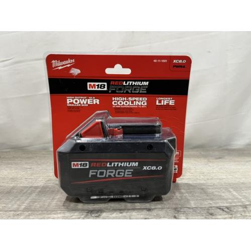 NEW - Milwaukee 18V Lithium-Ion REDLITHIUM FORGE XC 8.0 Ah Battery Pack