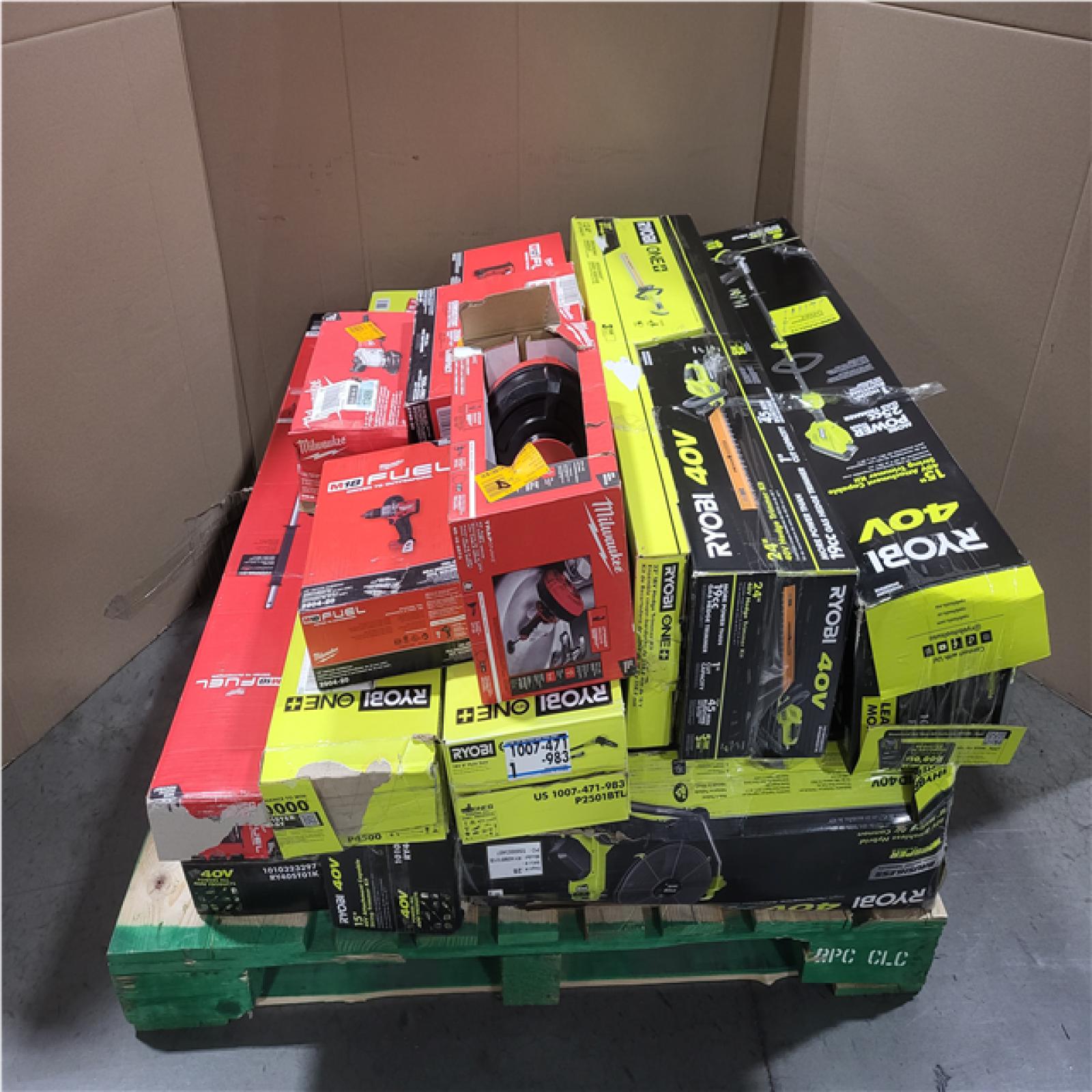 CALIFORNIA AS-IS TOOL PALLET