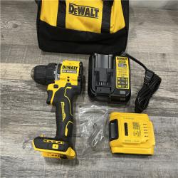 AS-IS DEWALT Atomic 20V Lithium-Ion Cordless Compact 1/2 in. Drill/Driver Kit