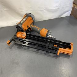 AS-IS - Ridgid Pneumatic 21-Degree 3-1/2 in. Round Head Framing Nailer