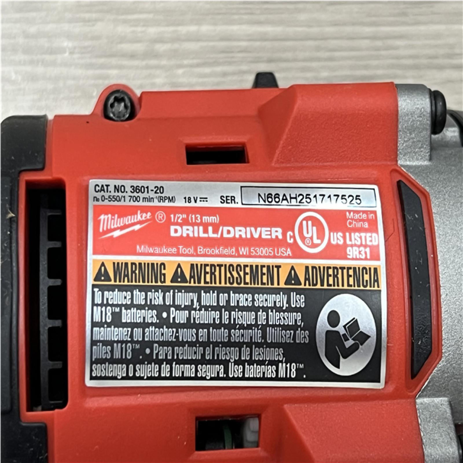 AS-IS Milwaukee 18V Lithium-Ion Brushless Cordless Compact Drill/Impact Combo Kit